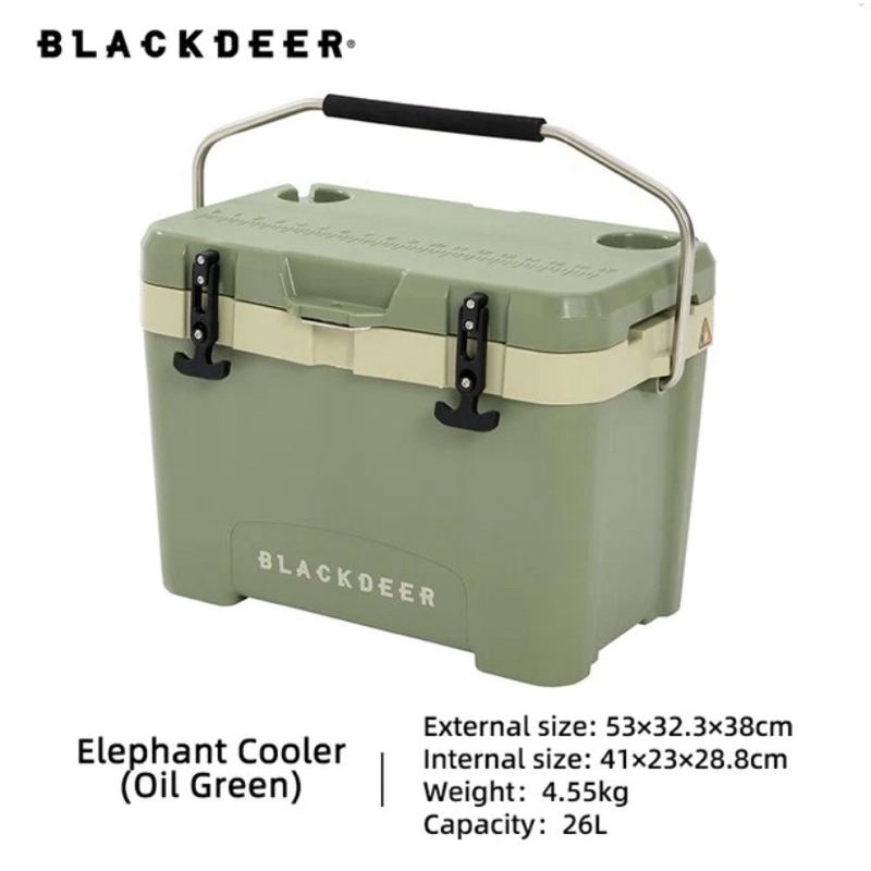 Blackdeer Elephant Cooler 26L, OIL GREEN