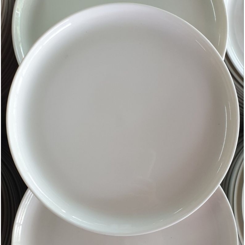 จานเซรามิคทรงกลมถาดญี่ปุ่นขนาด 5, 8 นิ้ว และ 10 นิ้ว