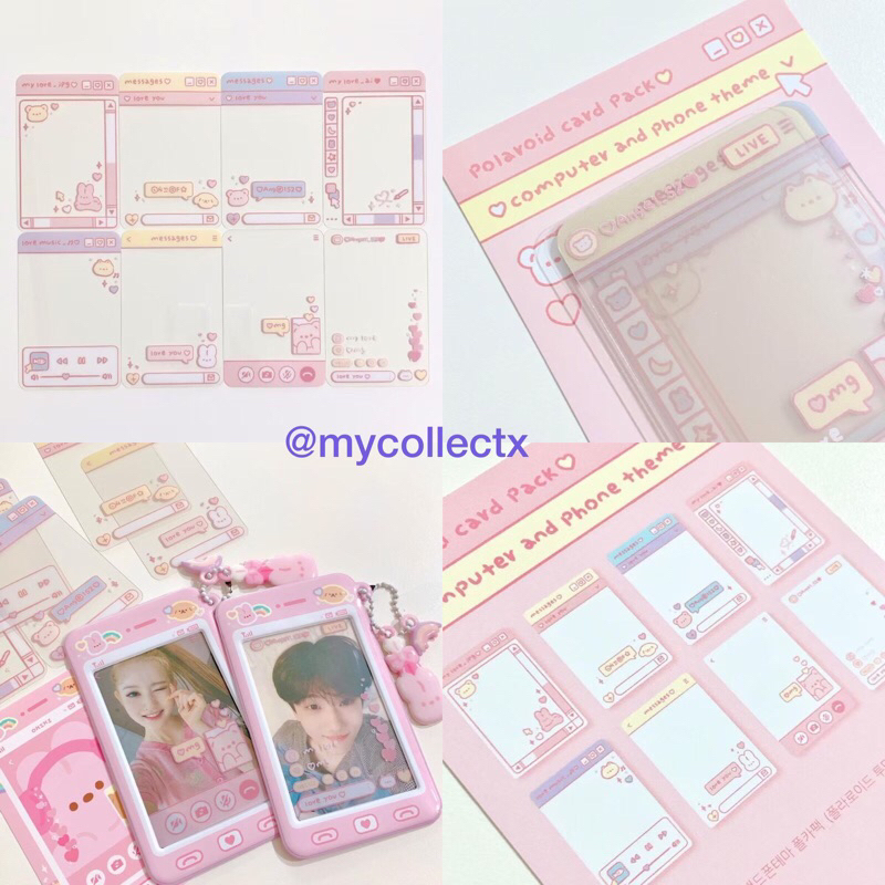 💖 พร้อมส่ง เฟรมการ์ด Okiki Diary transparent Mini Photo Frame card ของใหม่