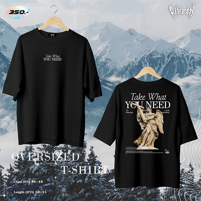 Top Collection Oversize Take What Cotton French (ผ้านำเข้า) 100% ผ้าหนานุ่มอยู่ทรงยับยาก 🔥