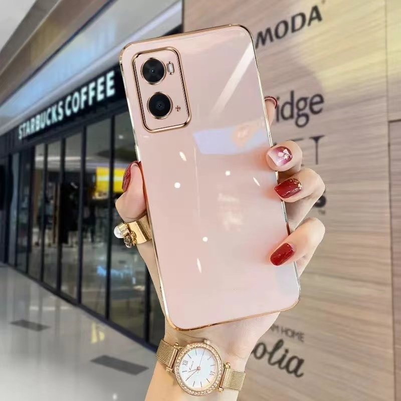 เคส TPU ขอบตรง สำหรับ Oppo A79 A96 A96 4G Realme 9i เคสนิ่ม ออปโป้ Realme 9i
