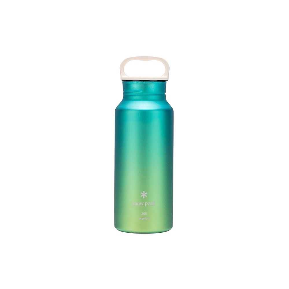 Snow Peak Titanium Aurora Bottle in Ocean ขวดน้ำไทเทเนียม