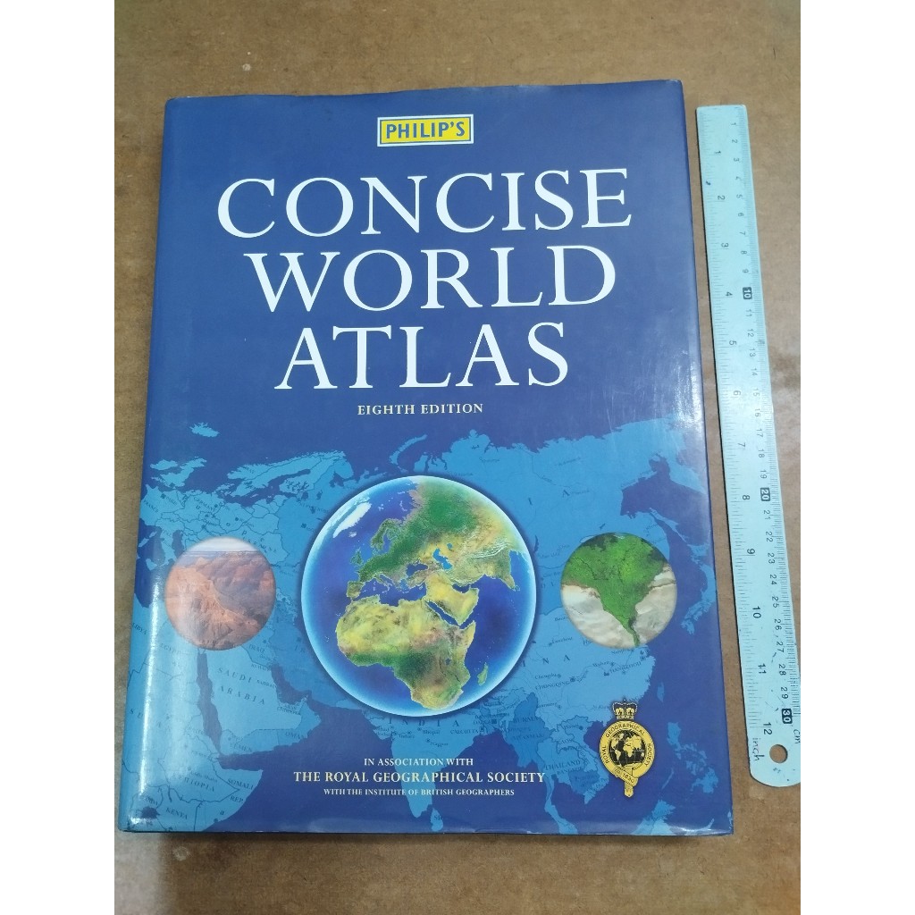หนังสือ Philip's Concise World Atlas (Hardcover)