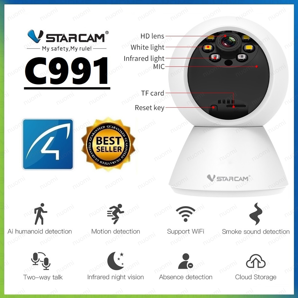 VSTARCAM C991 3MP / C994 5MP SUPER HD 1296p  iP Camera WiFi 5GHz กล้องวงจรปิดไร้สาย กล้องวงจรปิดไวไฟ