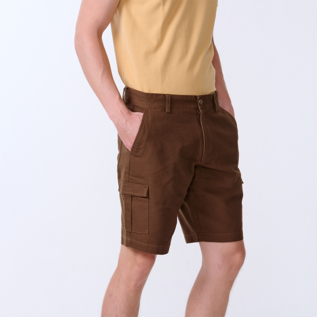 Khaki Bros. - คาคิบรอส - Loose Fit Shorts - กางเกงขาสั้น ทรง Loose Fit - KM25T005