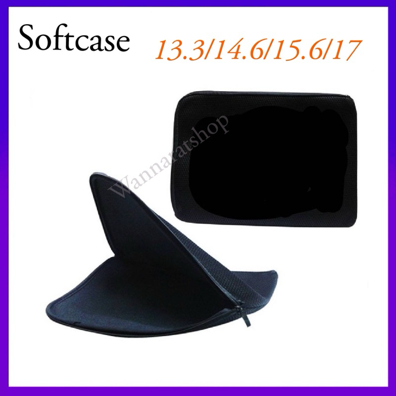 soft case แบบตาข่าย ซองใส่ โน๊ตบุ๊ค notebook 14.6" ,15.6", 17" รุ่นมีซิบ ซองตาข่าย