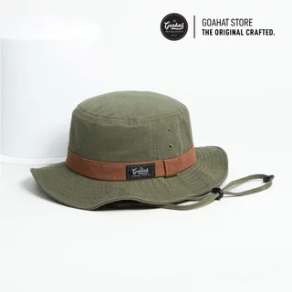 G002 GREEN หมวกเดินป่า สไตล์สตรีทวินเทจ งานคอตตอนฟอกพิเศษ สีทูโทน เบา สวย ใส่สบาย