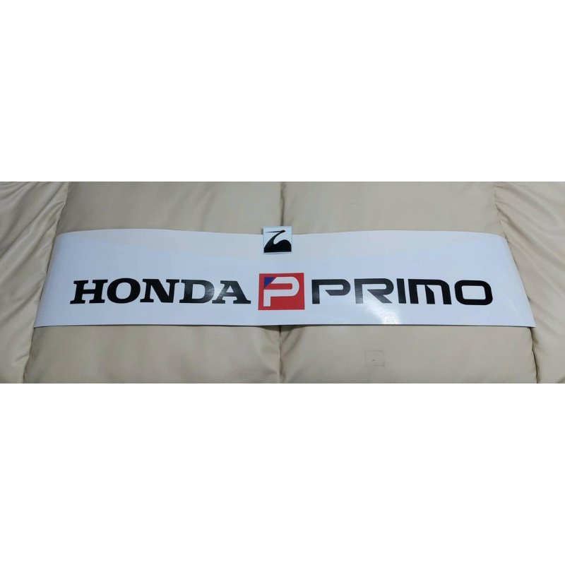 สติกเกอร์hondaprimo คาดหน้ากระจก บังแดด ติดกระจก honda สติกเกอร์แต่งรถ - รูปที่ 3