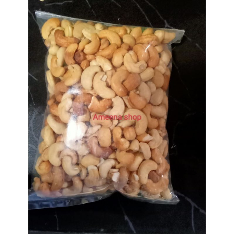 เม็ดมะม่วงหิมพานต์ (เม็ดเต็ม) อบเนยเกลือ 500กรัม