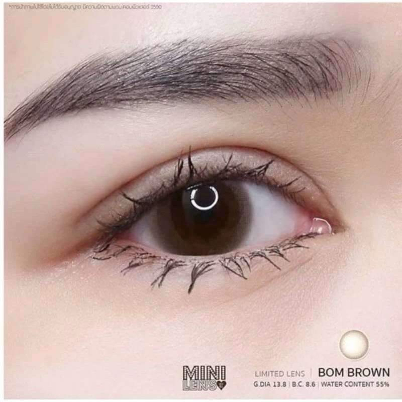 คอนแทคเลนส์ mini bom ค่าสายตาแฟชั่น&สายตาตามที่ลงไว้