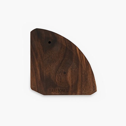 Barebones Cast Iron Wood Scraper Walnut