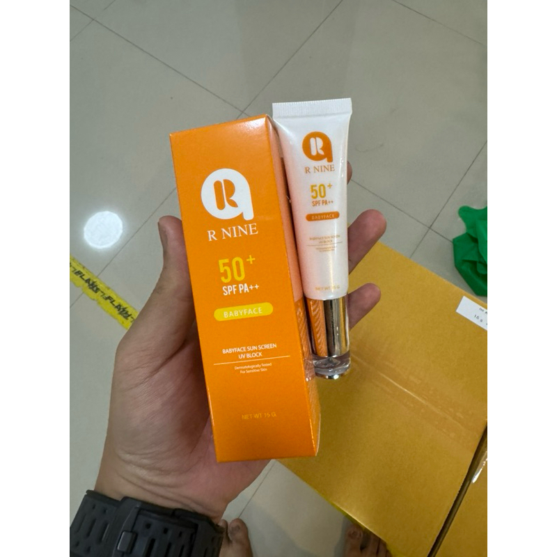 ครีมกันแดดRnine Babyface sunscreen uv block
