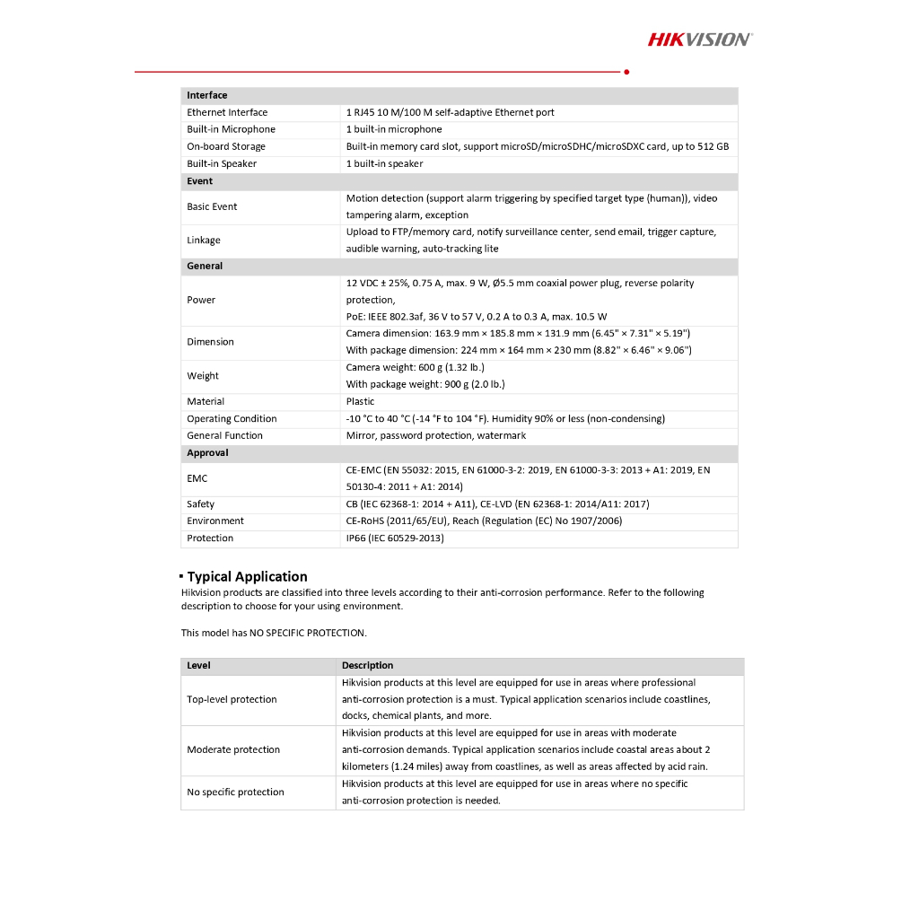 ***ไม่ใช่กล้อง Wi-Fi*** HIKVISION กล้องวงจรปิด IP 4MP คุยโต้ตอบได้ PAN&TILT DS-2DE2C400MWG-E 2.8mm