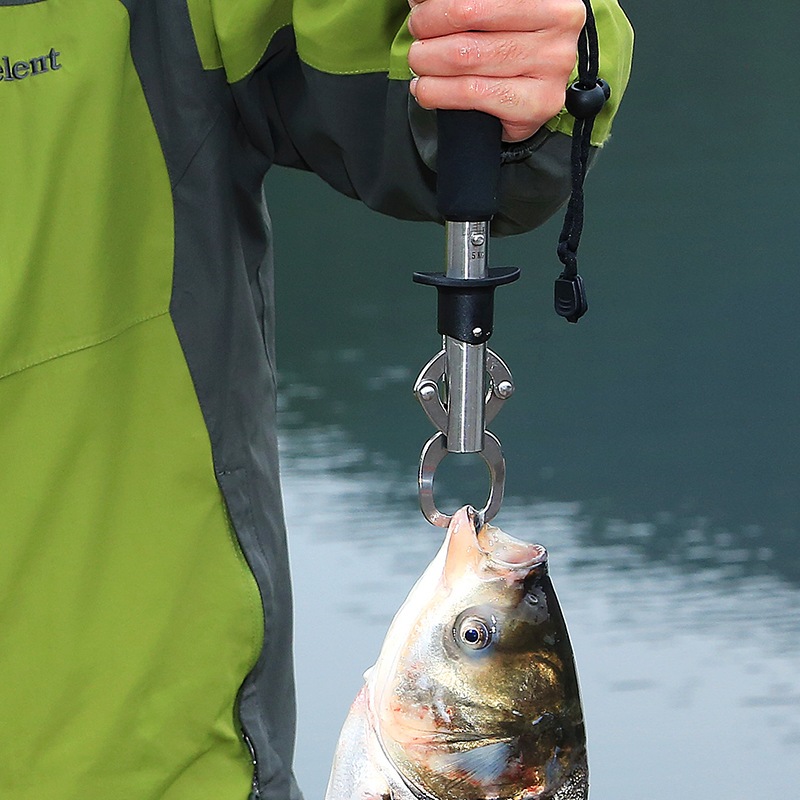 กริปเปอร์จับปลา*FISHING LIP GRIP**สแตนเลส แข็งแรง ทนทาน คีมตกปลาสแตนเลส คีมจับปลา มาตราส่วนการตกปลา เครื่องมือตกปลา