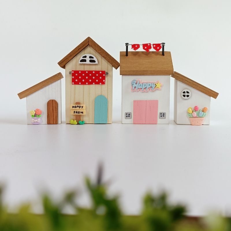 ของแต่งบ้าน โมเดลบ้าน ของตกแต่ง - รูปที่ 2