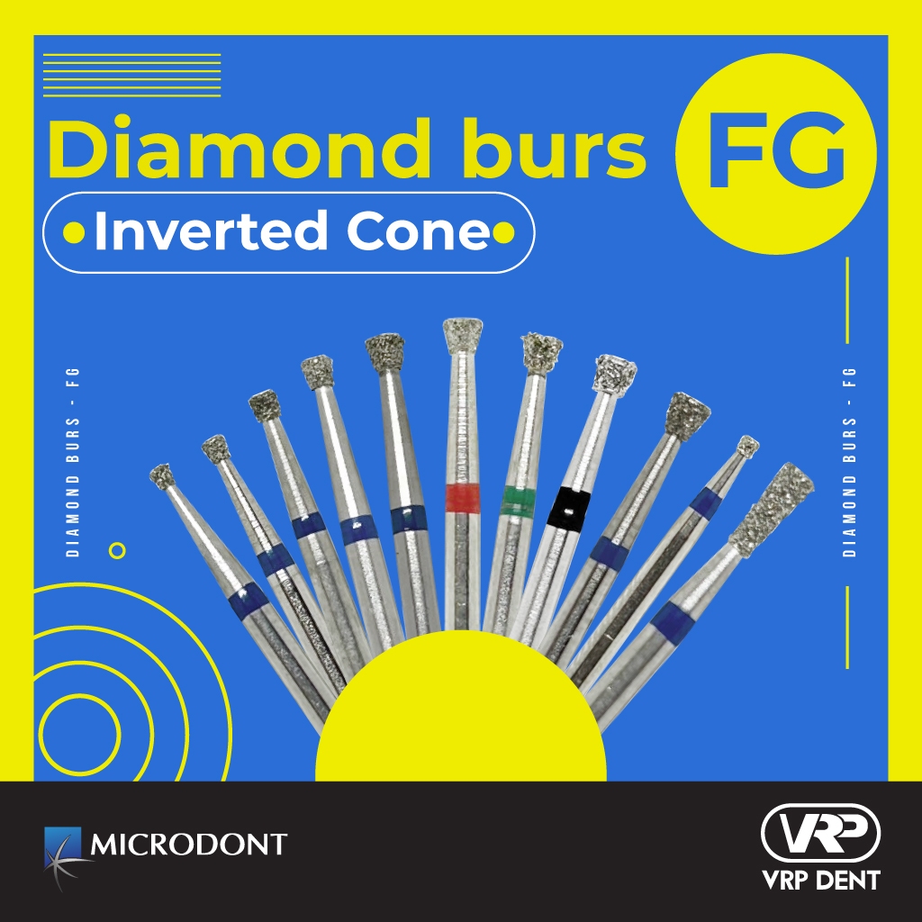 Diamond burs - FG Inverted Cone 1 pc. MI-10XX