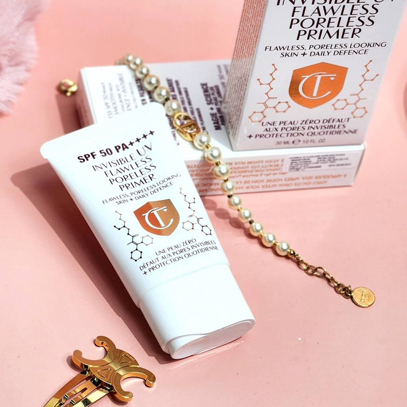 เหลือ 1,709 ฿ Charlotte Tilbury Invisible UV Flawless Poreless Primer 30 ml ป้ายไทย
