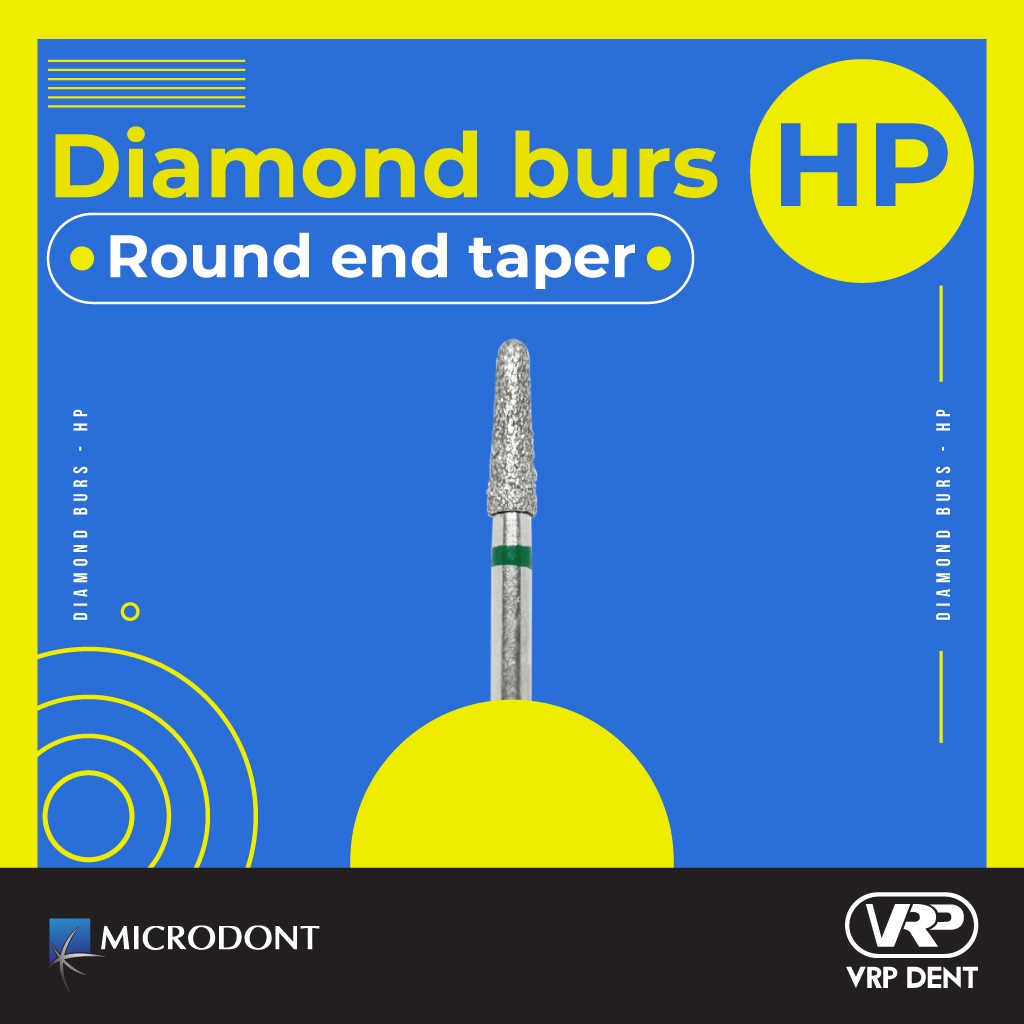 Diamond burs - HP Round End Taper 029 1 pc. MI-PM720G