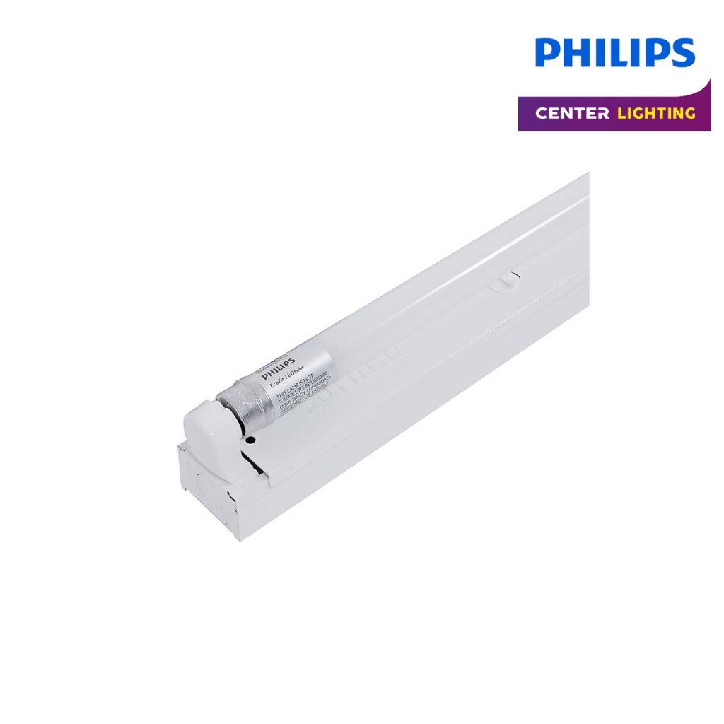 ชุดหลอดไฟราง LED Philips แอลอีดี ฟิลิปส์ BN025 รุ่นยาว120cm 18W แสงขาว (แบบรางเดี่ยว/แบบรางคู่)