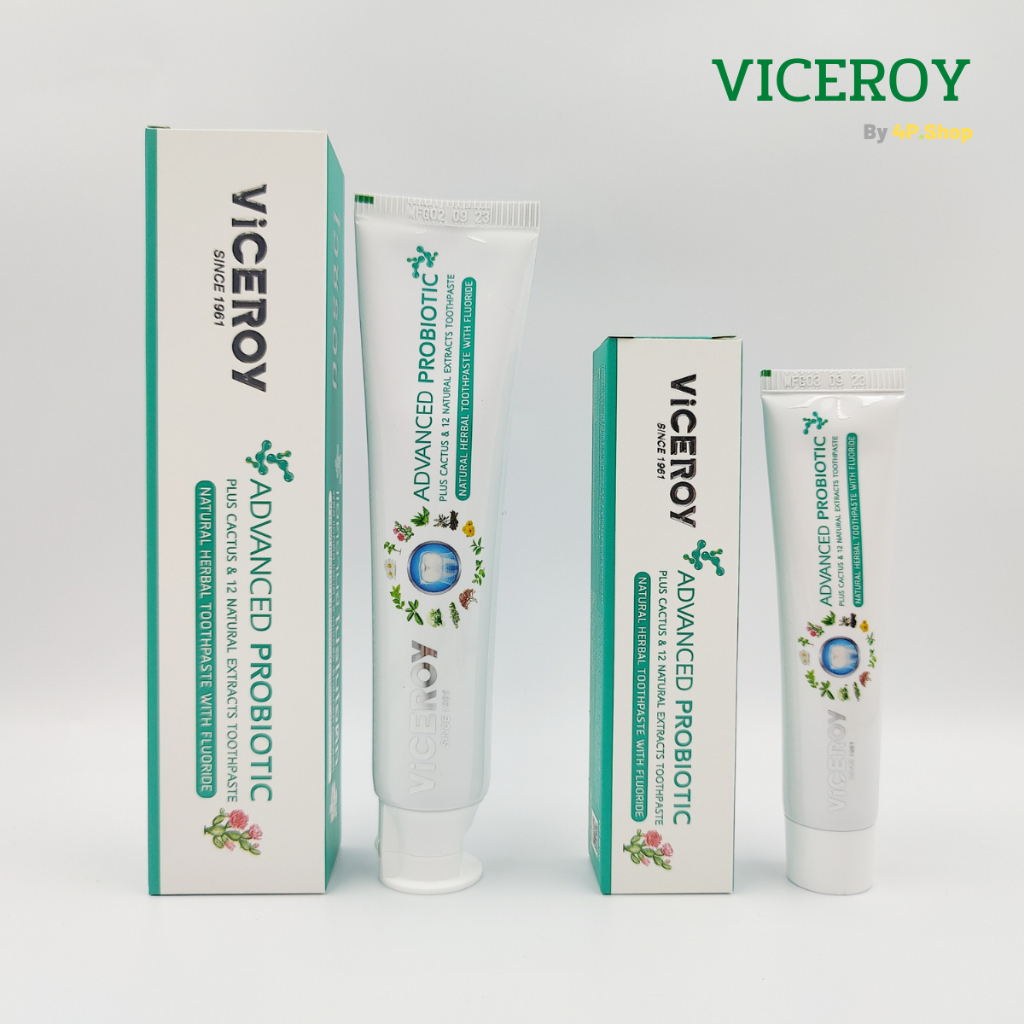 VICEROY ยาสีฟัน สูตรโปรไบโอติก ผสมฟลูออไรด์ ลดกลิ่นปาก มี 2 ขนาด
