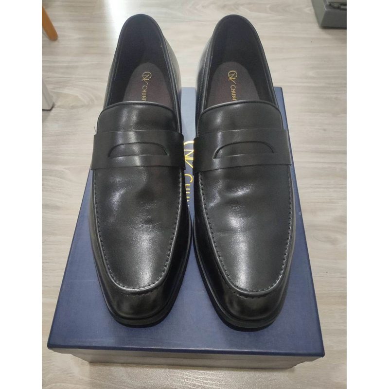 รองเท้า Chuniverse มือสอง รุ่น Penny Loafers Black Size 43 สูง 7 cm
