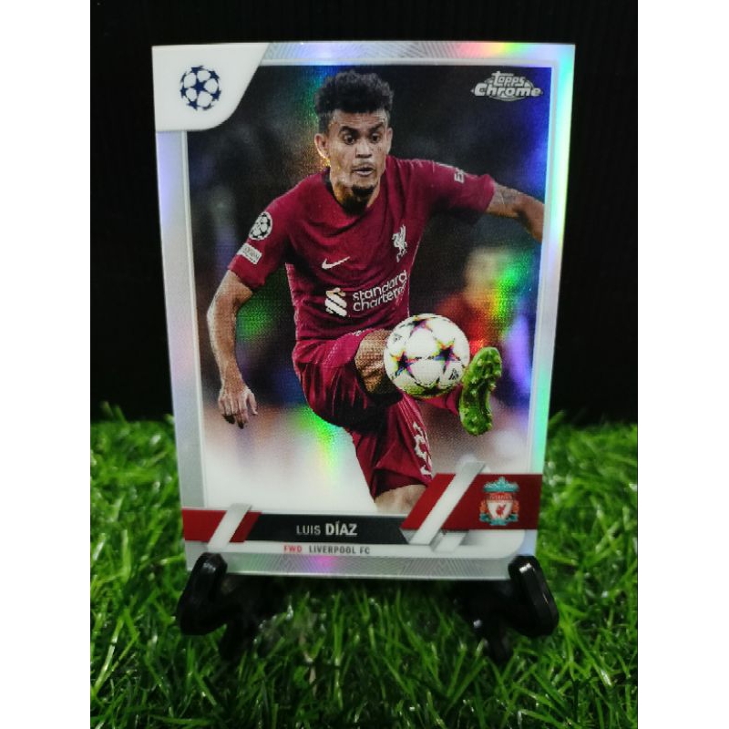 2022-23 TOPPS CHROME UEFA LUIS DIAZ REFRACTOR #199 LIVERPOOL
