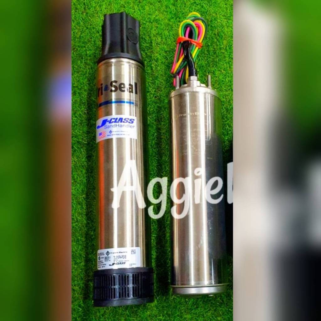 FRANKLIN ปั๊มบาดาล  J-CLASS รุ่น 150FH3S4-PEXBCV (380V.) 1 1/4นิ้ว 1.5HP 15ใบ ป้ายฟ้า HEAD MAX 87 เม