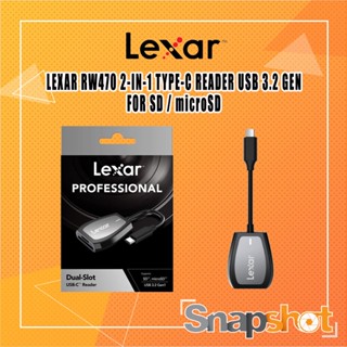 Lexar Professional USB-C Dual-Slot Reader for SD / microSD (…