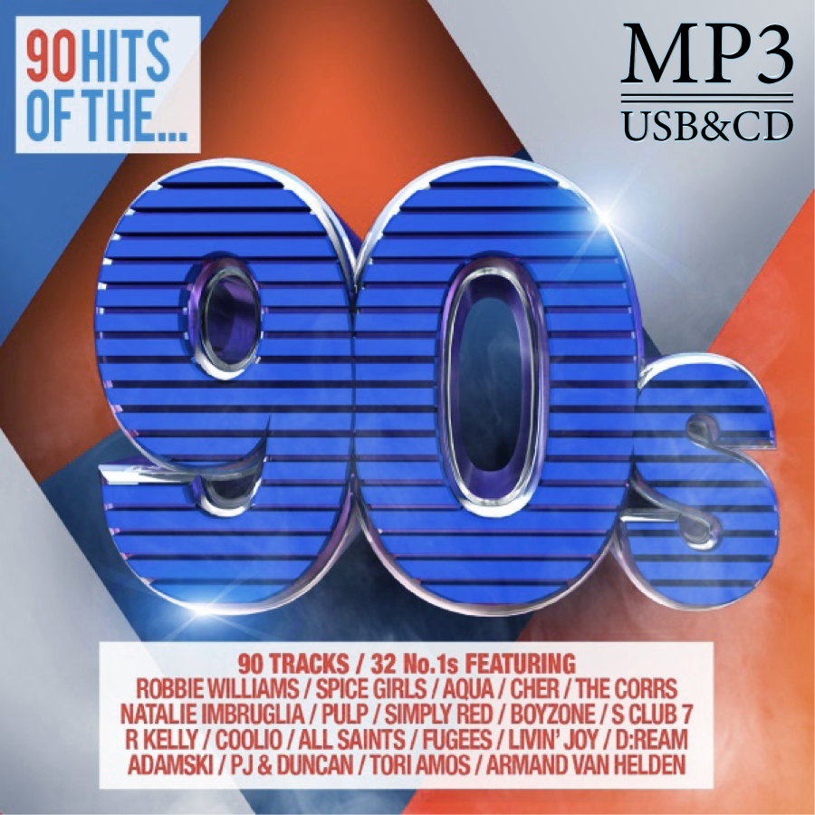 cd usb mp3 รวมเพลงสากล 90 Hits Of The 90's 4CD (พ.ศ. 2556) รวม 90 เพลง ระบบเสียงคุณภาพ #เพลงสากล#เพลงคลาสสิค#เพลงเก่า
