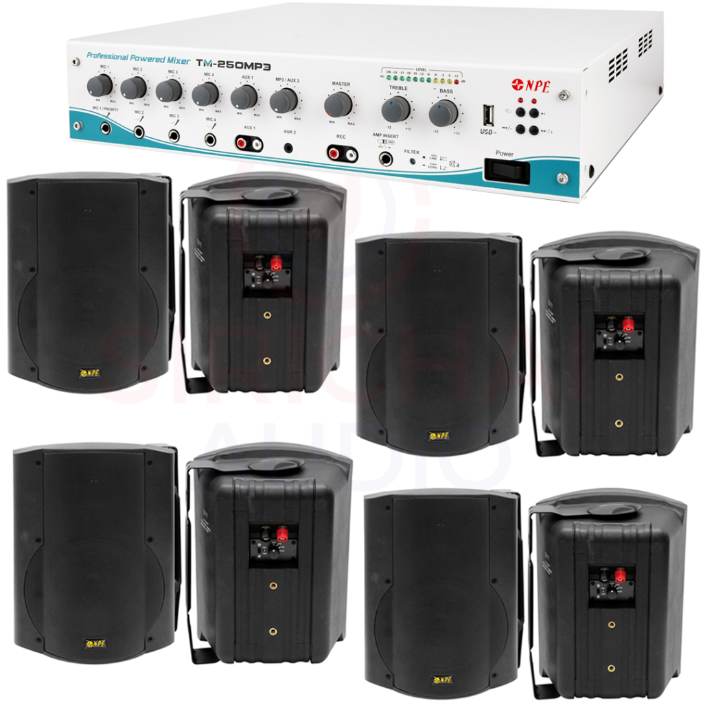 เครื่องเสียงร้านกาแฟ NPE (ร้านขนาดกลาง)
