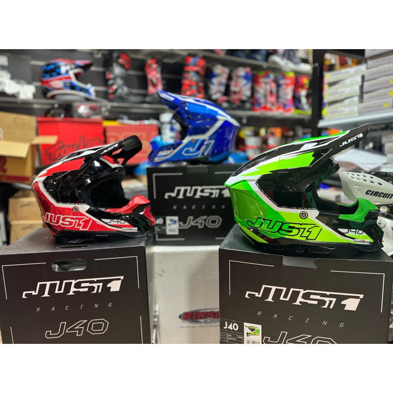 just1 หมวกวิบากรุ่นj40