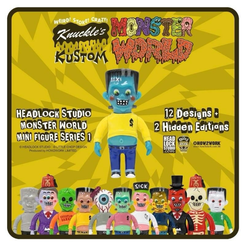 Headlock studio X How2Work Monster World Series 1