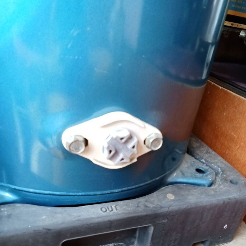 อะไหล่ปั๊มน้ำ ฮิตาชิ Hitachi หน้าแปลน ปล่อยน้ำทิ้งแบบมีรู Drain Flange และ จุก สำหรับปั๊มกลม ทุกรุ่น