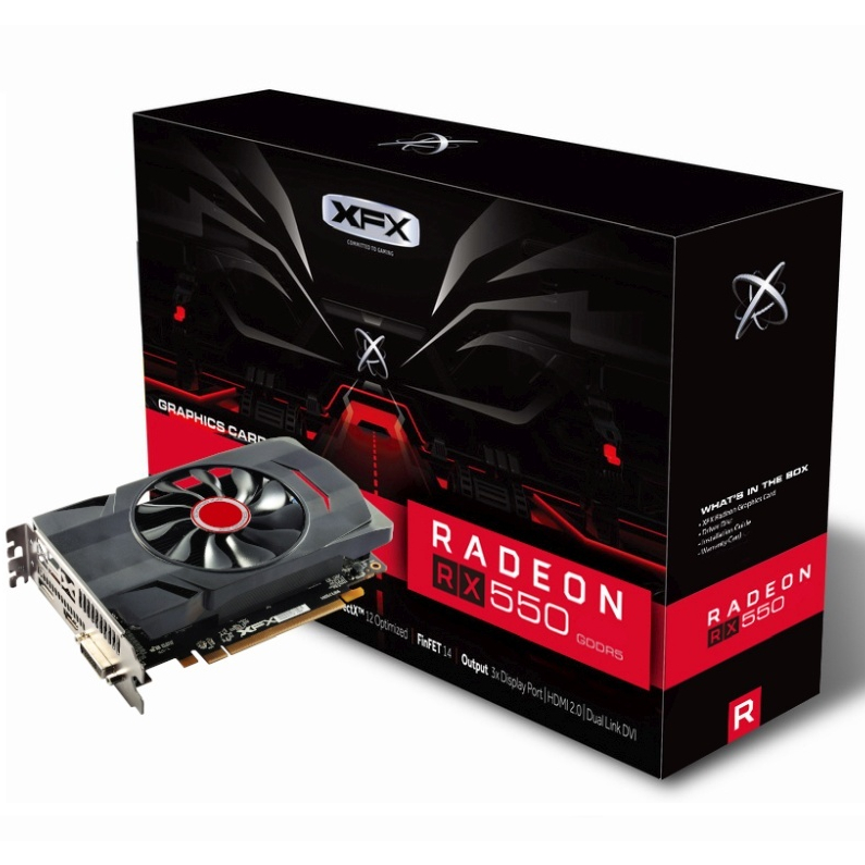 XFX RX550 ITX 4GB DDR5 BLACK