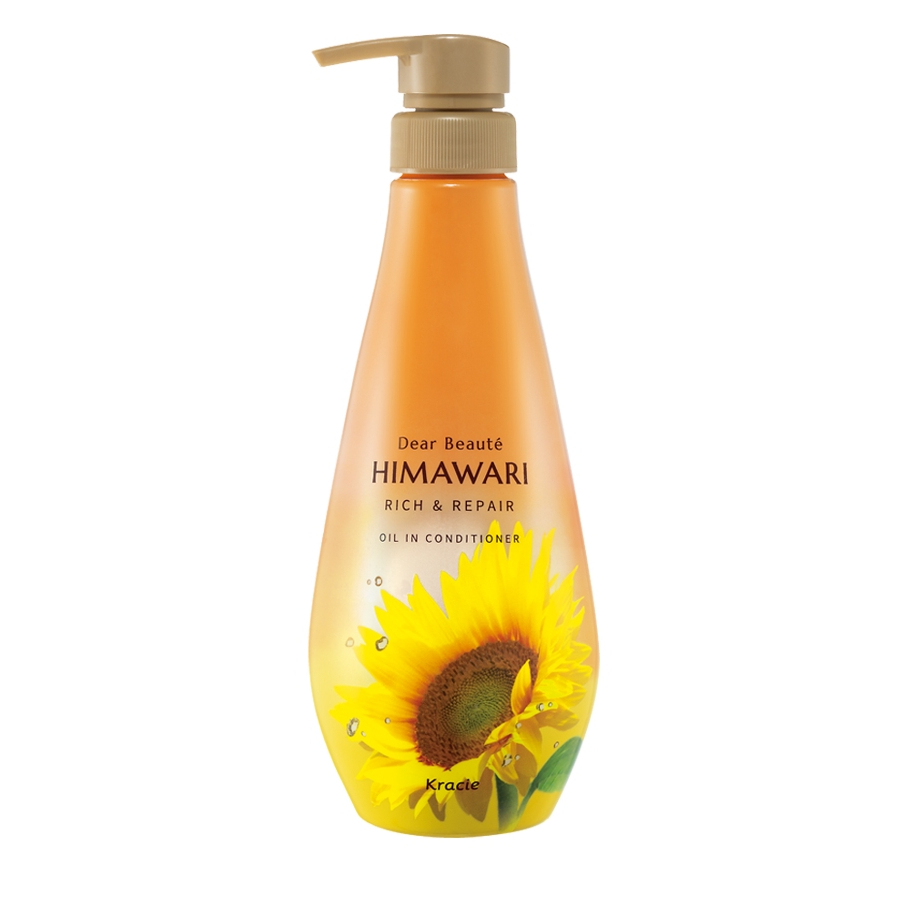 DEAR BEAUTE HIMAWARI RICH&REPAIR OIL IN CONDITIONER 500 g / ครีมนวดบำรุงเส้นผมและหนังศีรษะ สำหรับผมแห้งเสีย