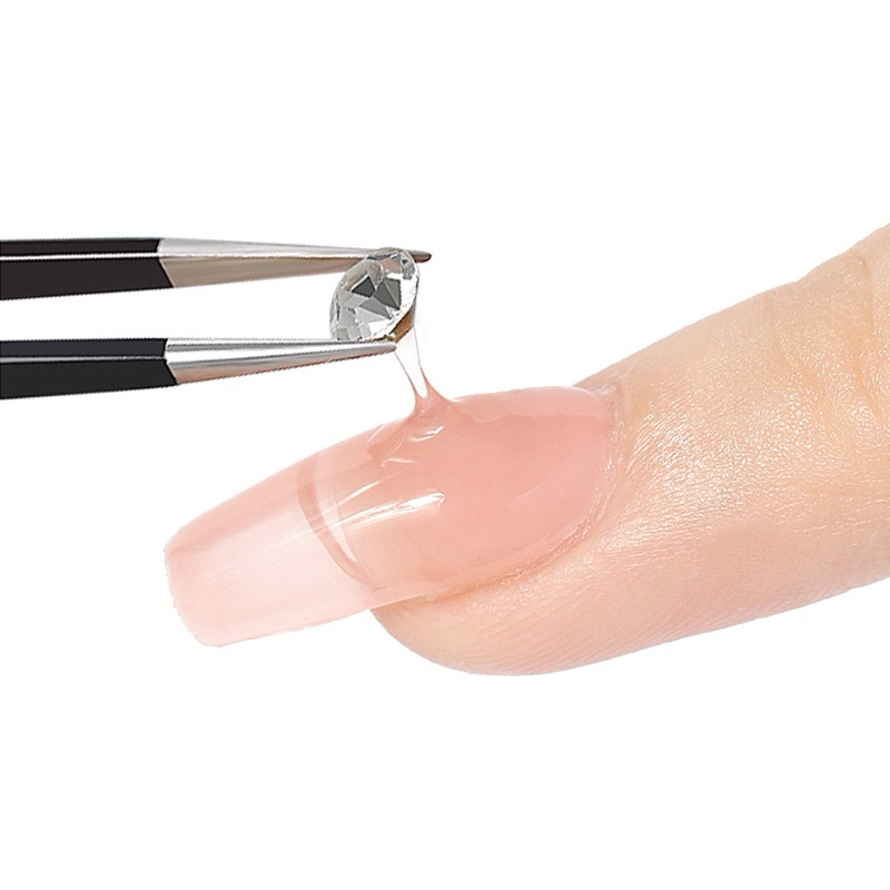 กาวเจลติดอะไหล่ ติดเครื่องประดับเล็บ คริสตัล Monja เนื้อโปร่งใส (ขนาด 8g) - รูปที่ 3