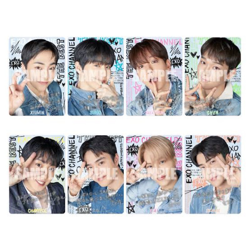 (พร้อมส่ง✨) CLEAR TRADING CARD - EXO-L JAPN THE BEST (EXO)