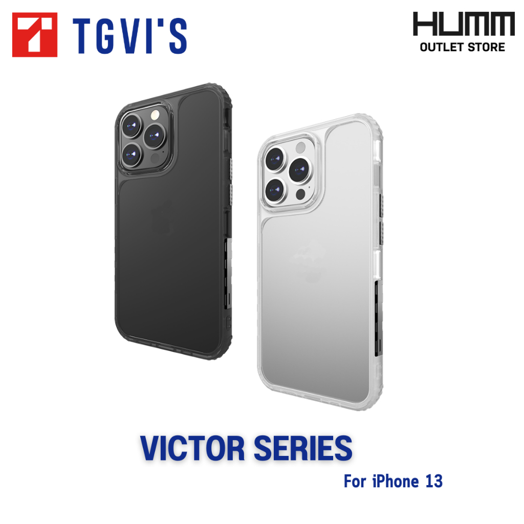 [ลดล้างสต็อก]  TGVi'S VICTOR CLEAR Series  Case เคสกันกระแทก สำหรับ iPhone 13