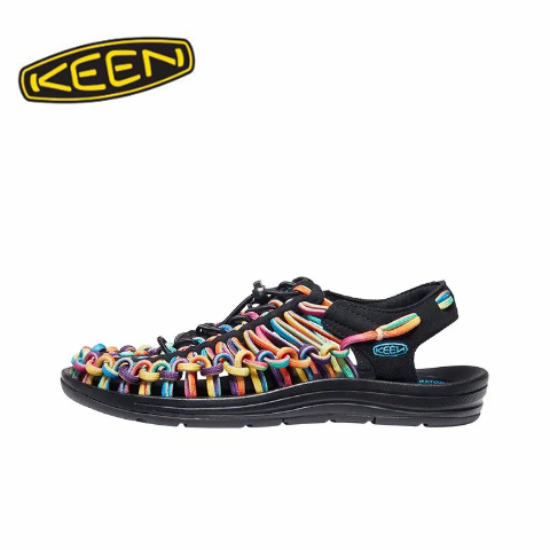 KEEN Uneek Trend Outdoor Casual non-slip Simple water shoes Beach Sandals Black color [ของแท้ 100 % ]