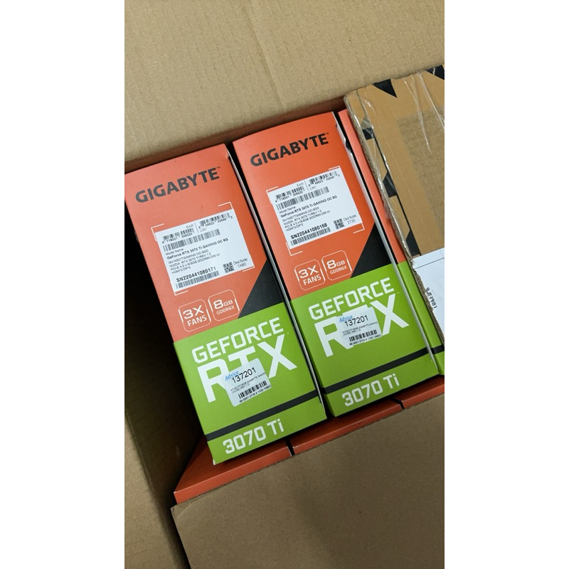 3070Ti GIGABYTE มือสอง ประกัน Advice ถึง 2/68