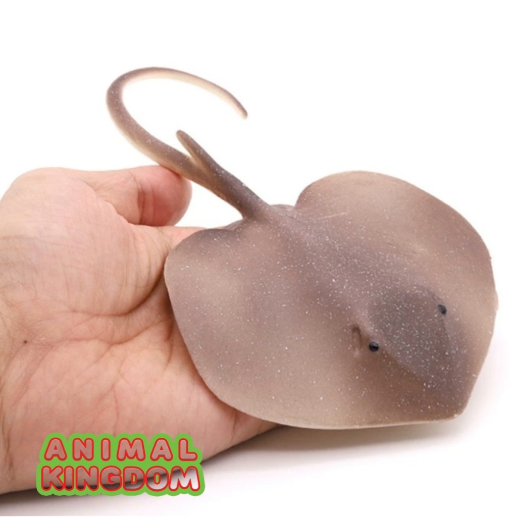 Animal Kingdom โมเดลสัตว์ Stingray ปลากระเบน ราหูน้ำจืด ขนาด 18.50 CM (จากหาดใหญ่)