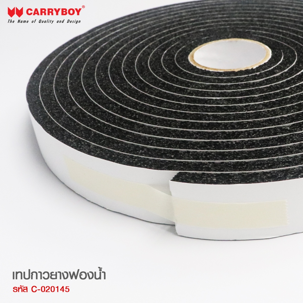 ยางฟองน้ำ รองขอบกระบะ ของแท้จาก CARRYBOY ยาว 4.9 เมตร