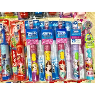 ของแท้นำเข้า🇺🇸 💥ถูกที่สุด💥แปรงสีฟันไฟฟ้าเด็ก 3ปี+ Oral B และ Colgate Kids Firefly