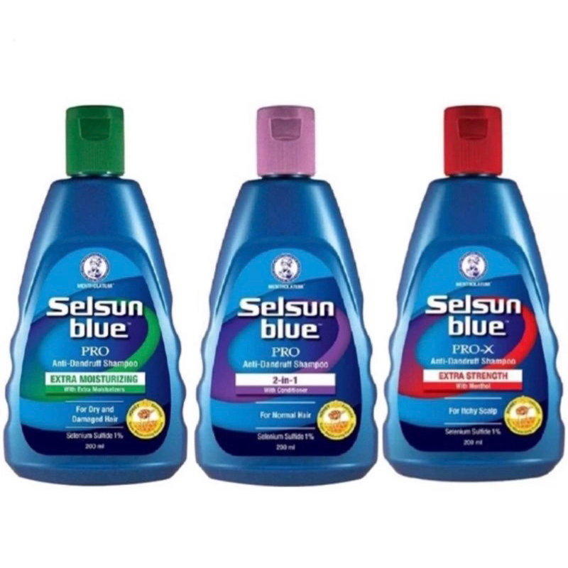 Selsun Blue shampoo แชมพูขจัดรังแค(200ml)(120ml)