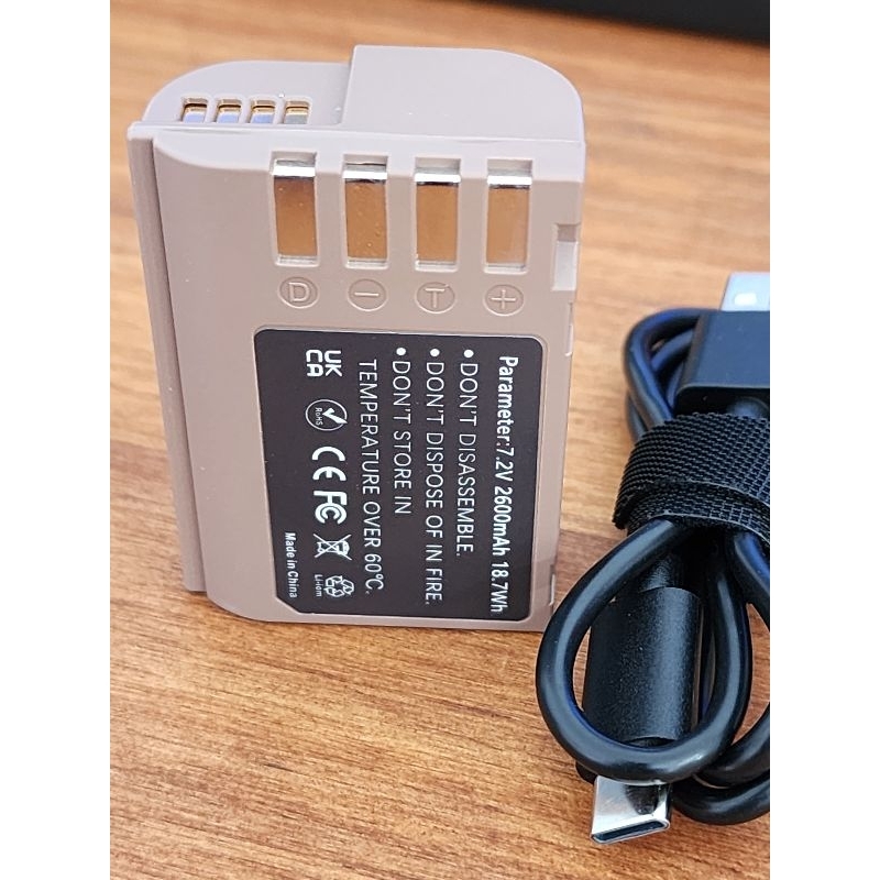🇹🇭 2600 mAh แบตเตอรี่ Lumix S5 DMW-BLK22 for S5 Lumix GH5 II, GH6, DC-S5, DC-S5KK