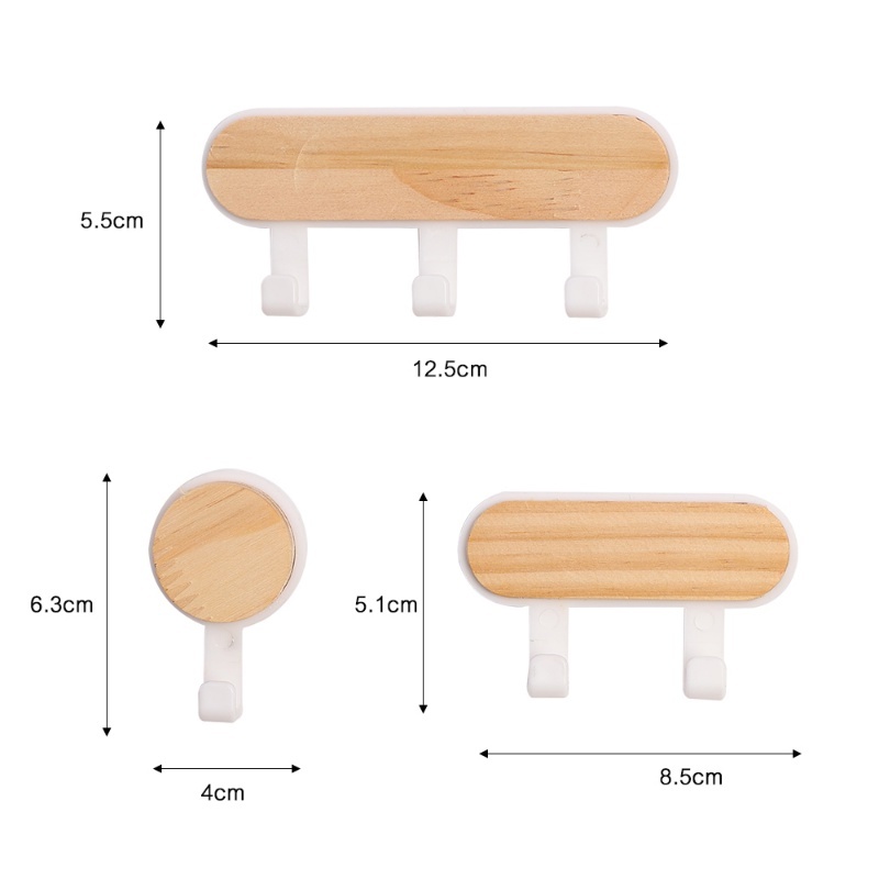 ตะขอแขวนผนัง ที่แขวนอเนกประสงค์ ไม่ต้องเจาะ ติดง่าย - รูปที่ 7