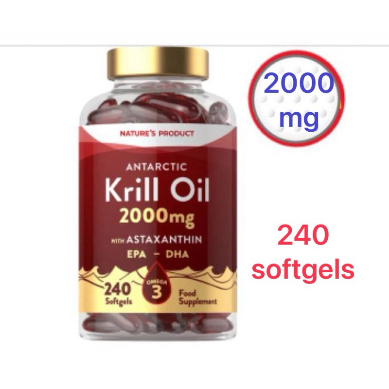 Krill Oil 2000 mg 240 softgels