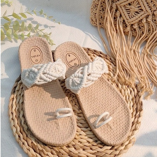 Vpada_sandals_VP-M16 Macreme Collection รองเท้าแตะชายหาดแบน รองเท้าแตะแฟชั่น