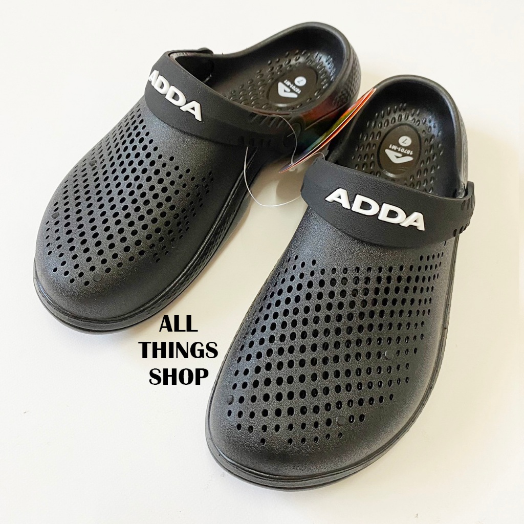 ADDA 18701 รองเท้าหัวโต ผู้ชาย พื้นยาง VYLON FLEX