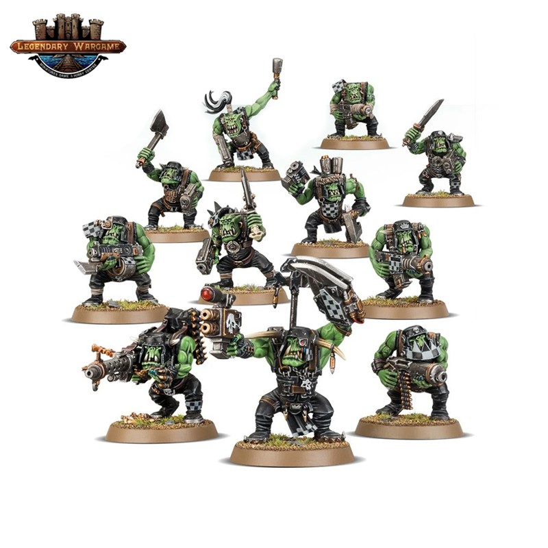 [BSF พร้อมส่ง] WARHAMMER 40K: ORKS: BOYZ (11 MODELS) โมเดลเกมสนามจำลอง